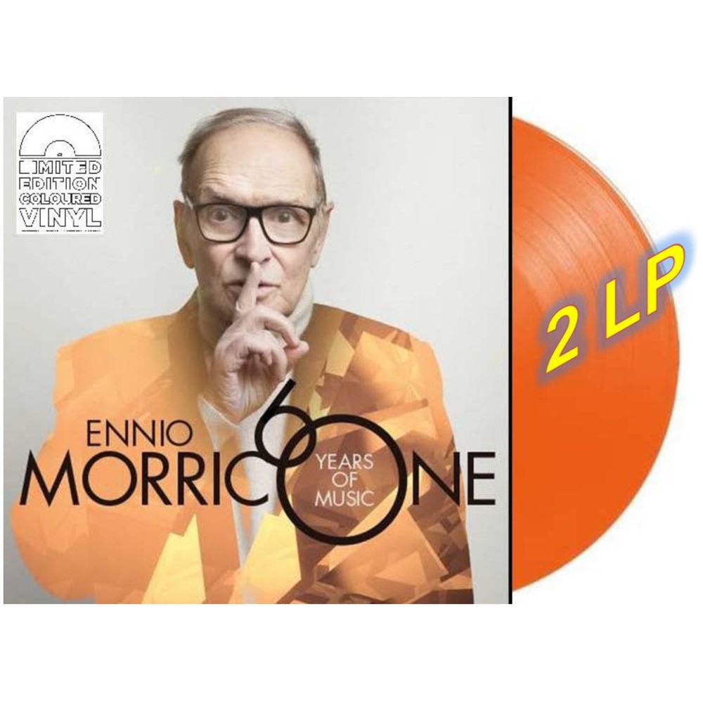 0600753964583.jpg Morricone 60 Years Of Music (2lp Lim. Coloured Vinyl ) - immagine 1