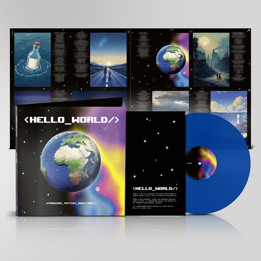 0198028706513.jpg Hello World (LP Colorato Ocean Blue) - immagine 1